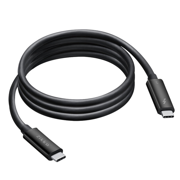 Zikko® Thunderbolt 3 Cable 2 Meters 100 Watts (40Gbps/20Gbps) Dr.Rock